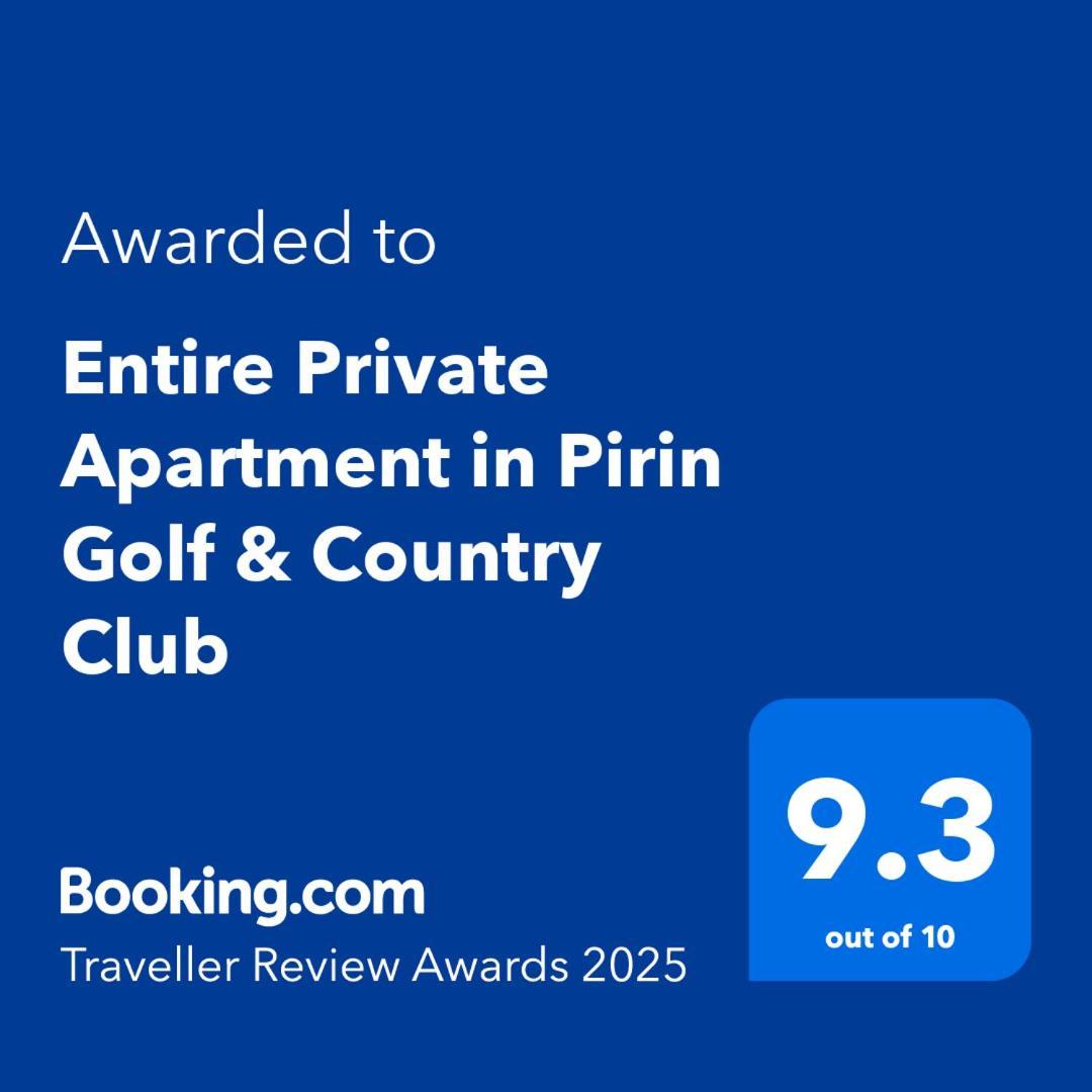 Entire Private Apartment In Pirin Golf & Country Club Бансько Екстер'єр фото